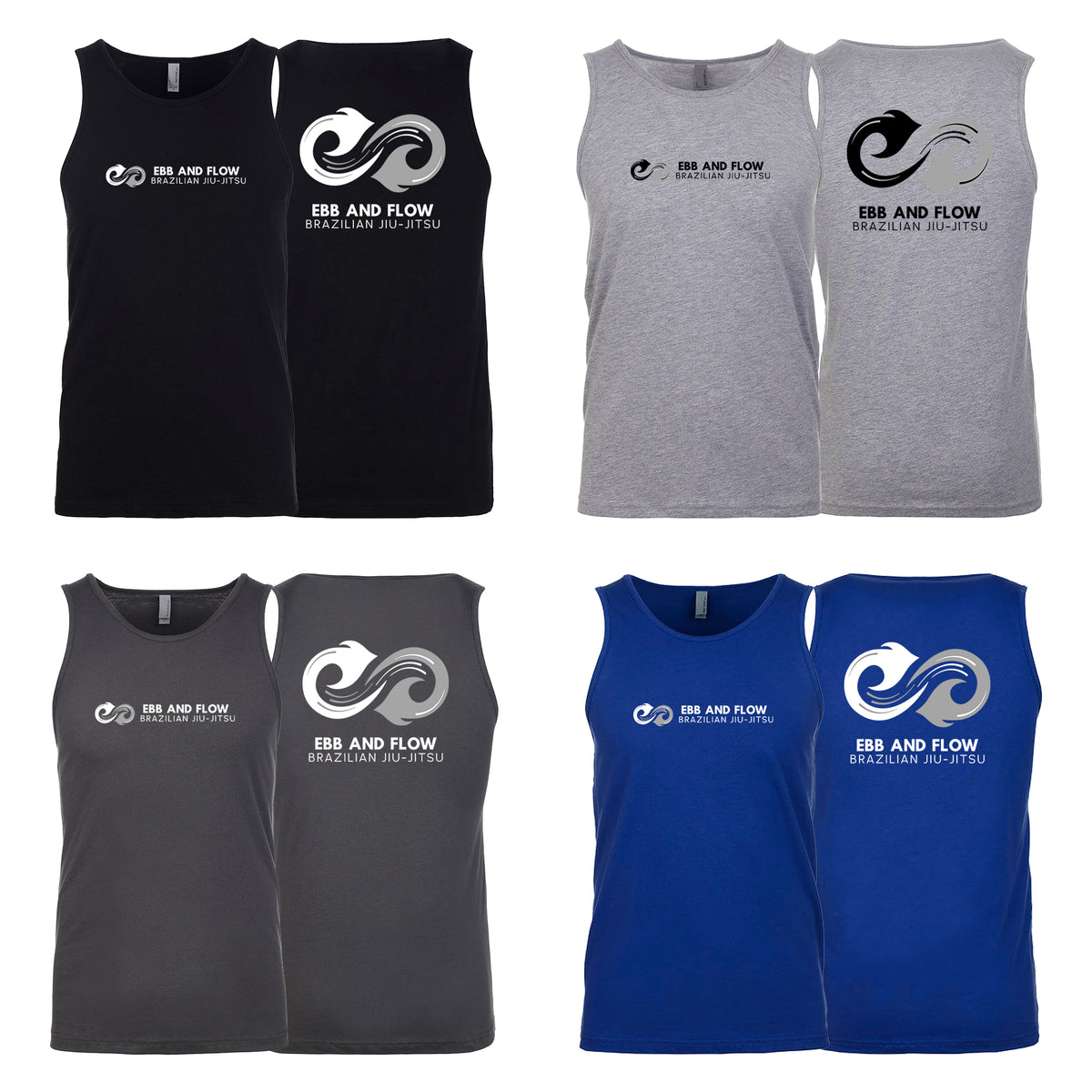 Ebb and Flow BJJ Next Level Tank Tops #8034 A
