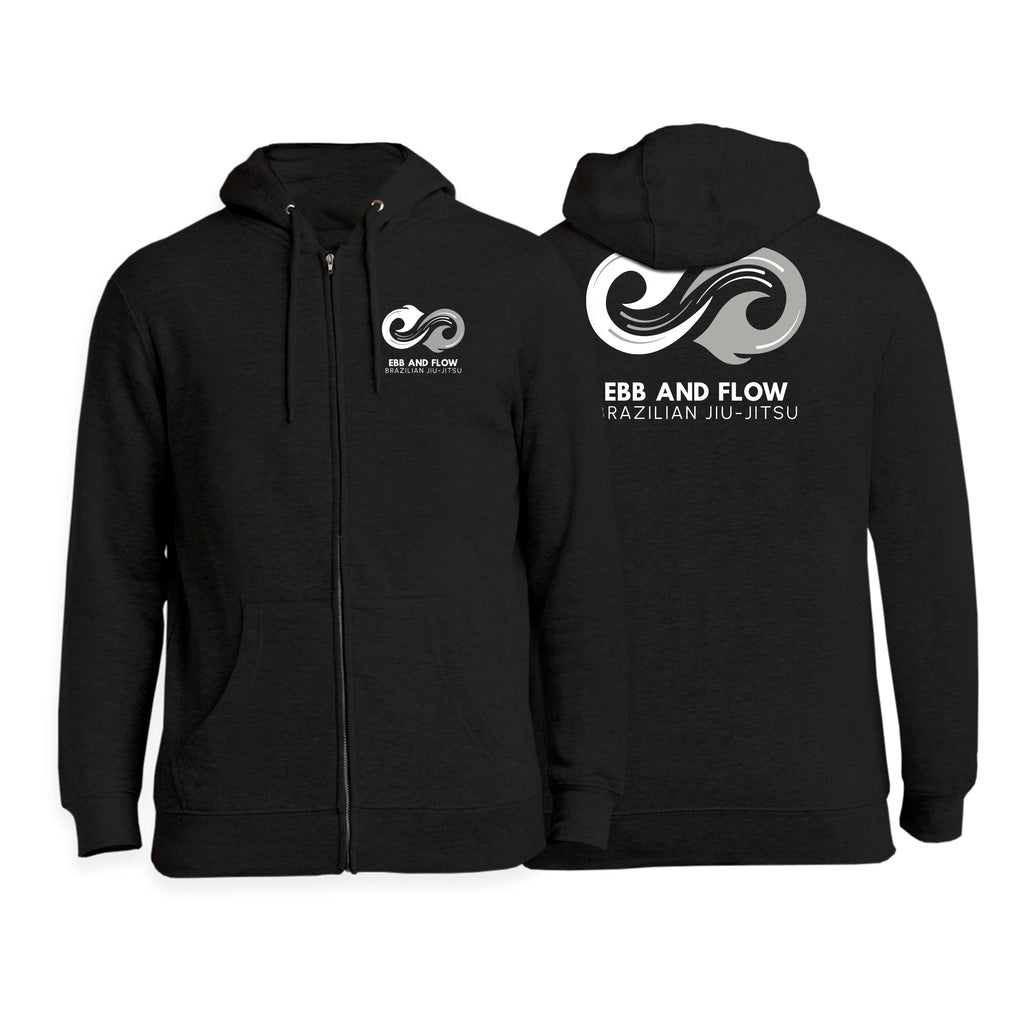 Ebb and Flow BJJ Academy Zip-Up Hoodies #8034 B