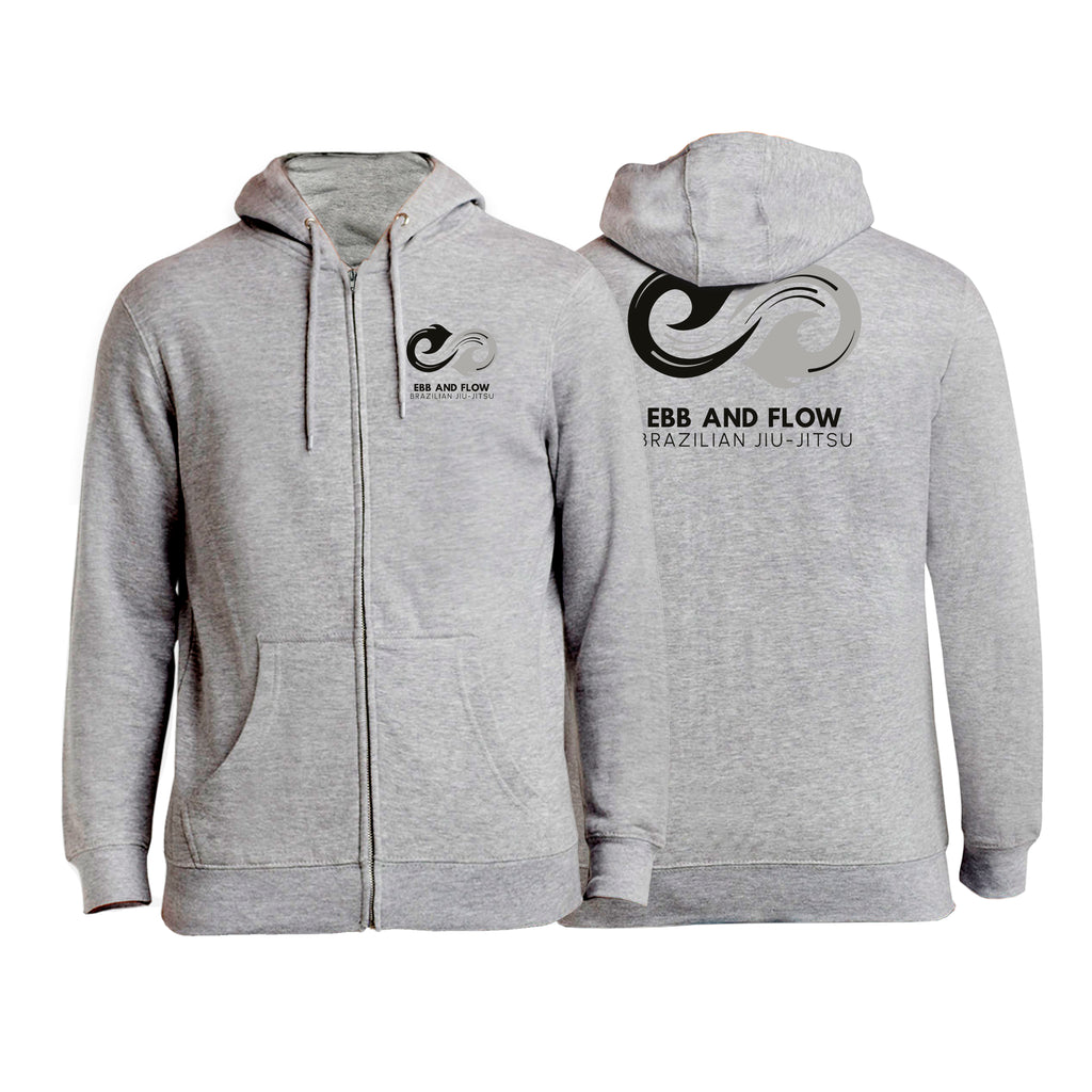 Ebb and Flow BJJ Academy Zip-Up Hoodies #8034 B