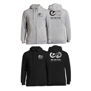 Ebb and Flow BJJ Academy Zip-Up Hoodies #8034 B