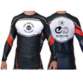 Ebb and Flow BJJ Academy Ranked Long Sleeve Rash Guards #8034 C