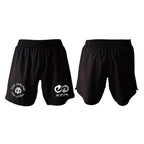 Ebb and Flow BJJ All Black Custom Shorts 2.0 #8034 C