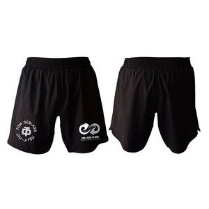 Ebb and Flow BJJ All Black Custom Shorts 2.0 #8034 C