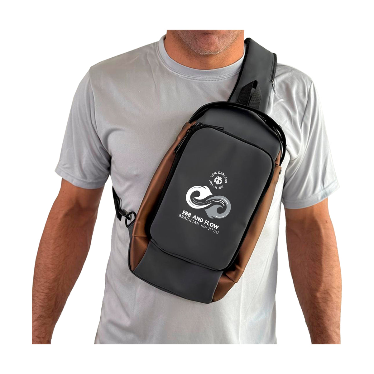 Ebb and Flow BJJ Academy Crossbody Bags #8034 C