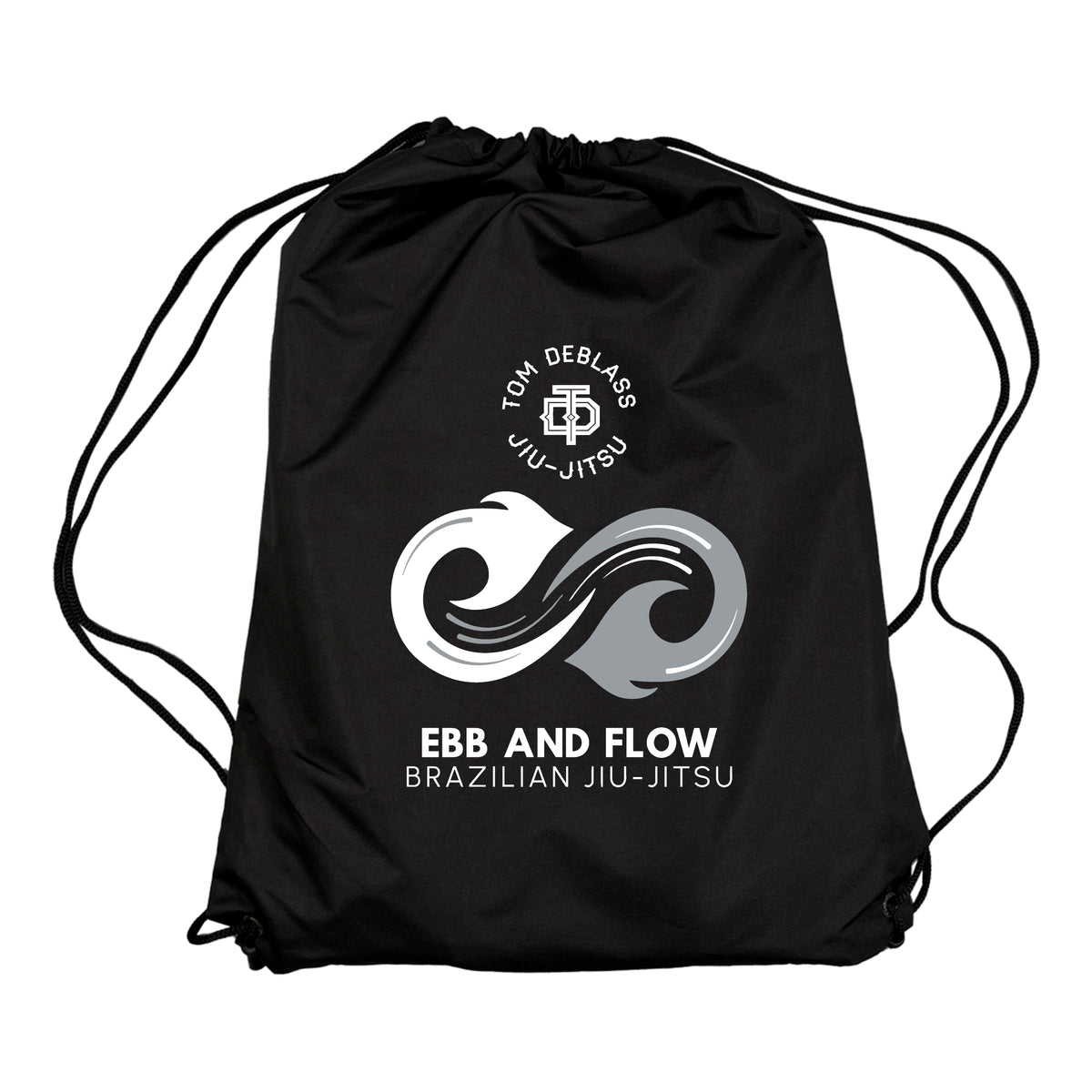 Ebb and Flow BJJ Academy Drawstring Bags #8034 C