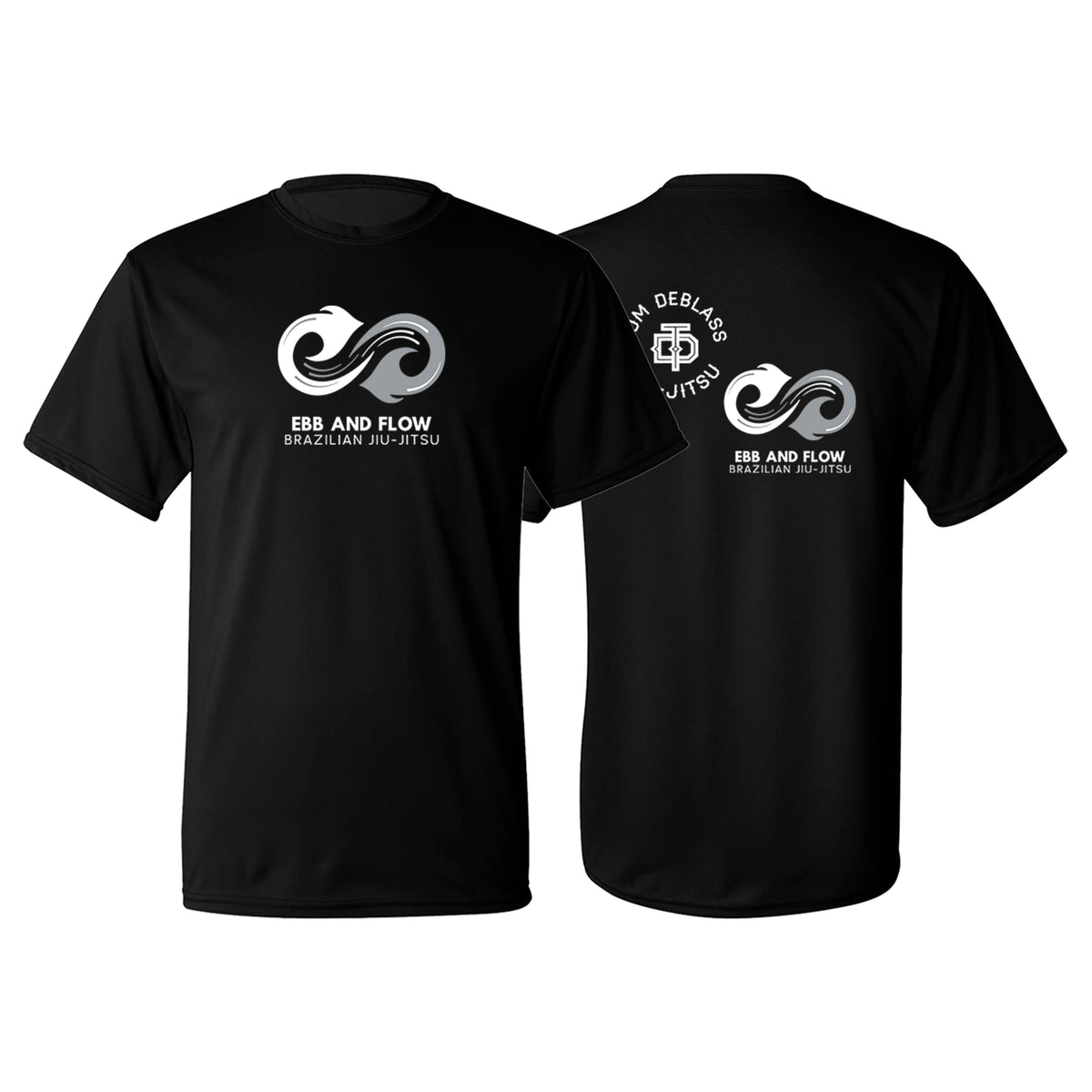 Ebb and Flow BJJ Academy Dry Fit Shirts #8034 C