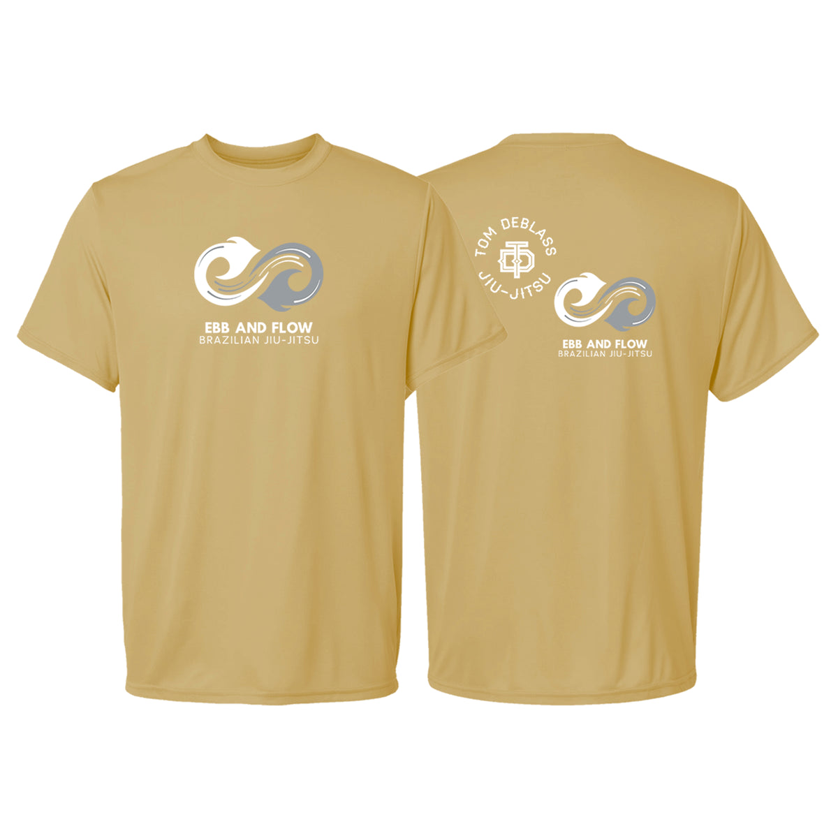 Ebb and Flow BJJ Academy Dry Fit Shirts #8034 C
