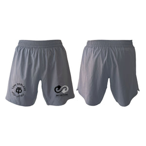 Ebb and Flow BJJ Custom Grey Shorts 2.0 #8034 C