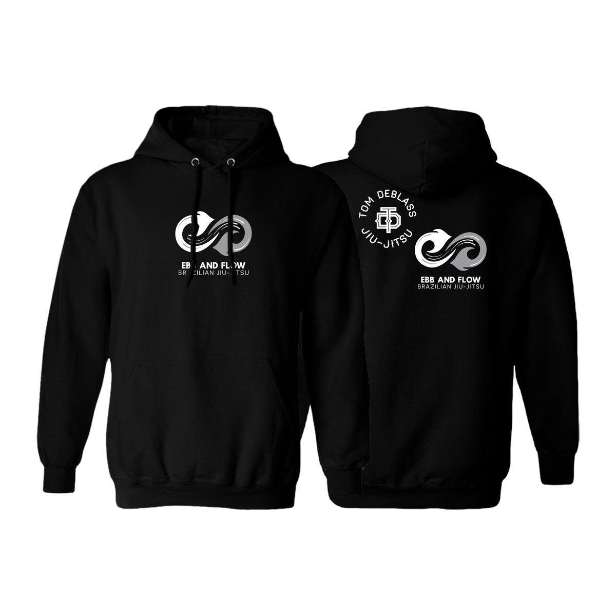 Ebb and Flow BJJ Academy Sweater Hoodie #8034 C