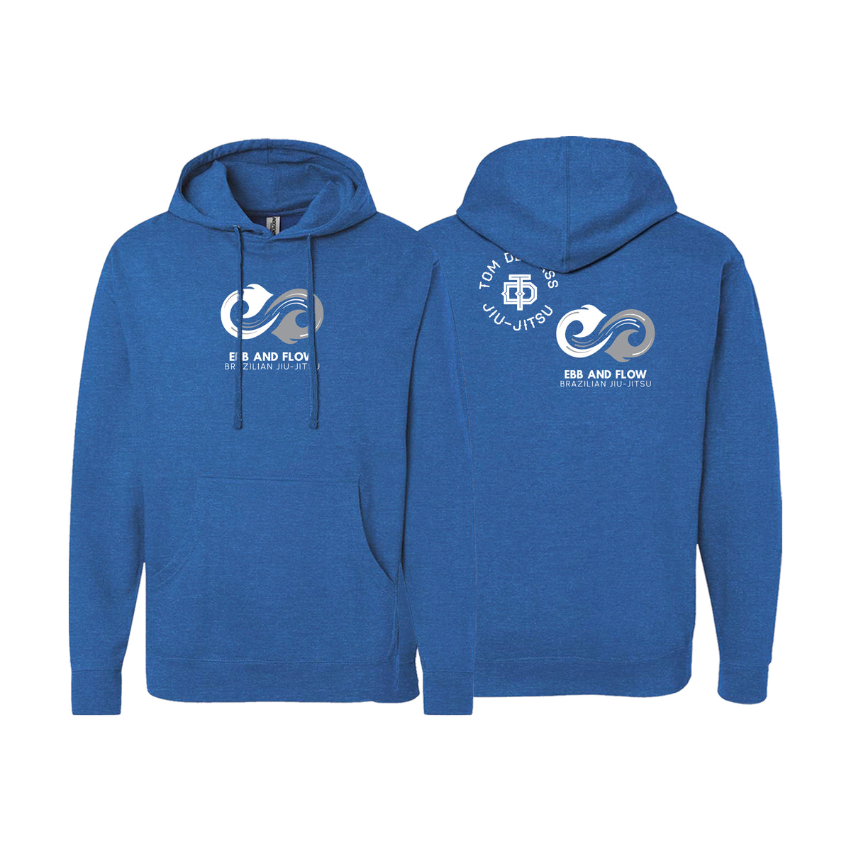 Ebb and Flow BJJ Academy Sweater Hoodie #8034 C