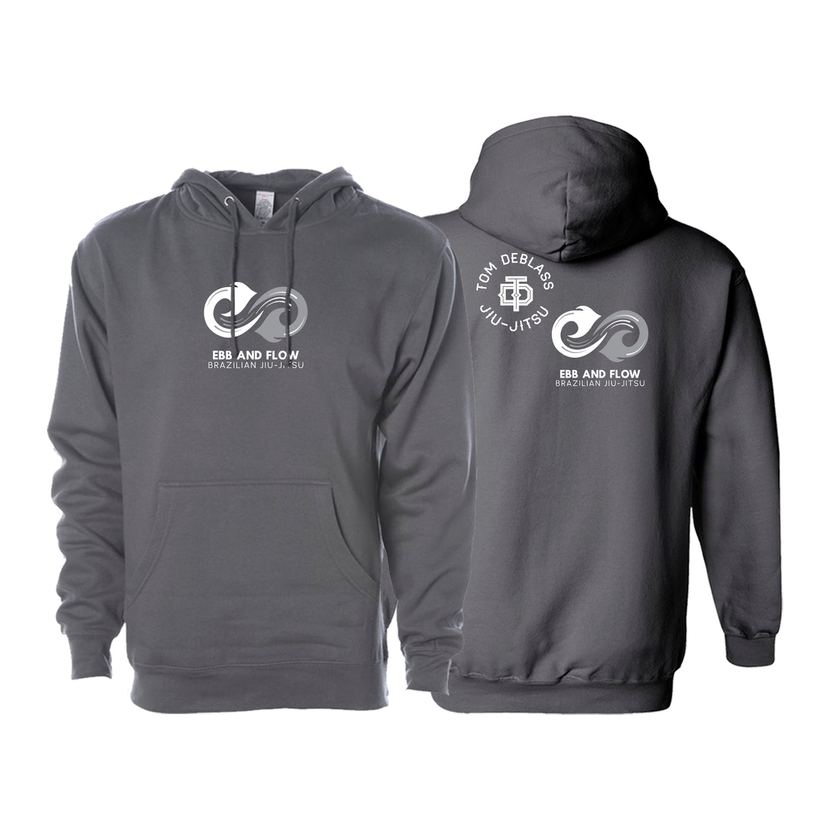 Ebb and Flow BJJ Academy Sweater Hoodie #8034 C