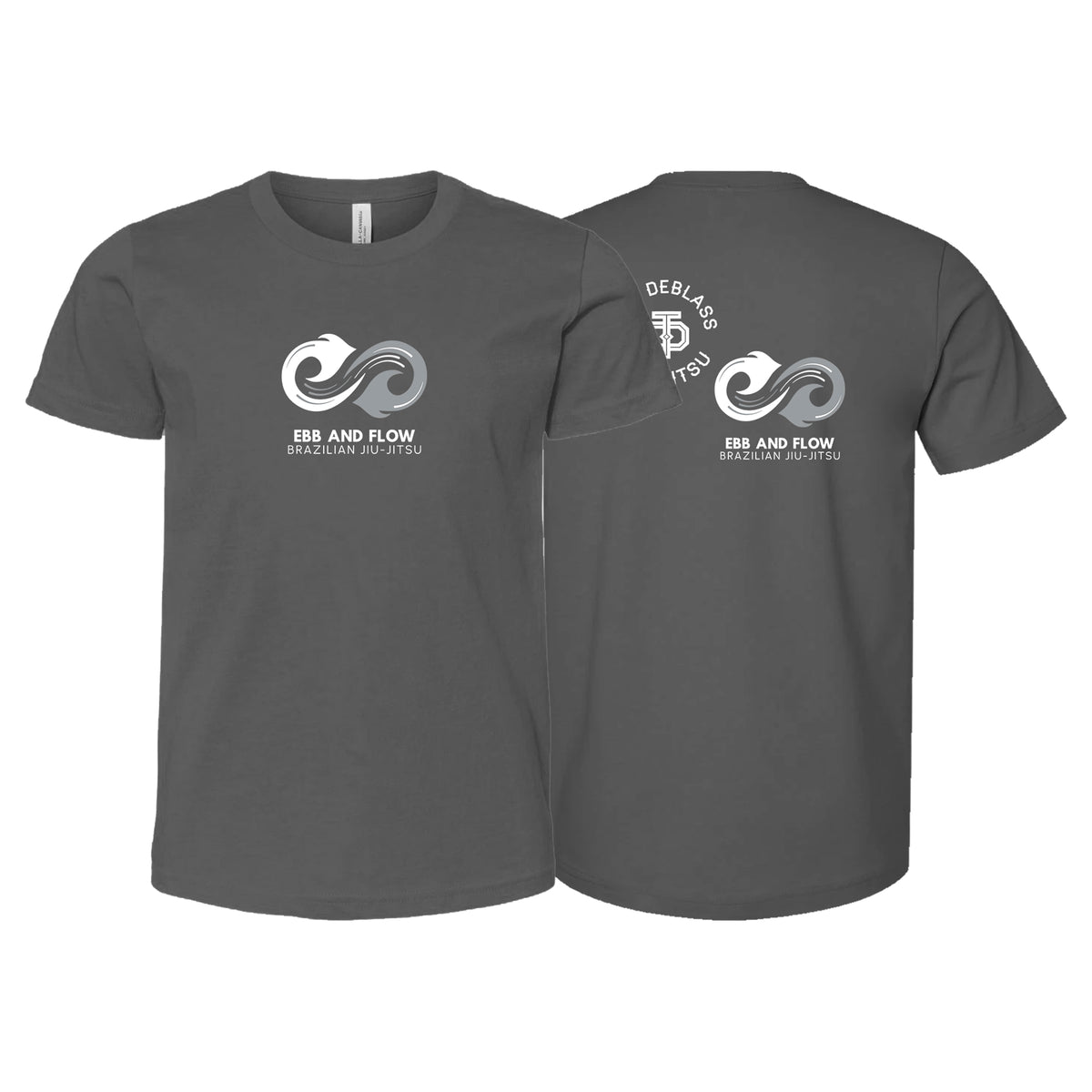 Ebb and Flow BJJ Academy Kids Shirts #8034 C