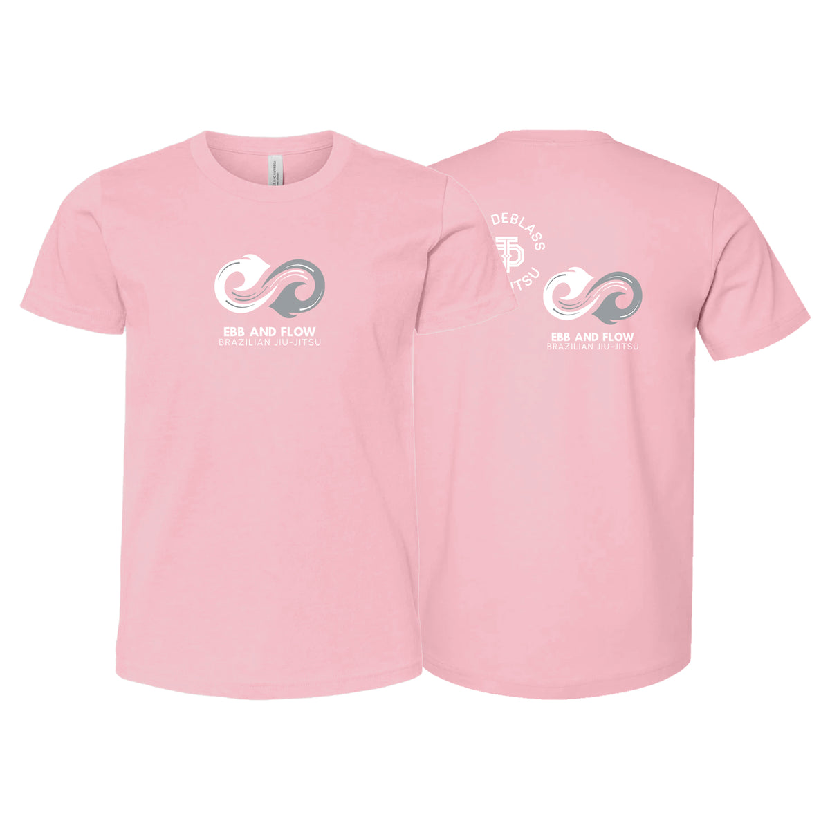 Ebb and Flow BJJ Academy Kids Shirts #8034 C