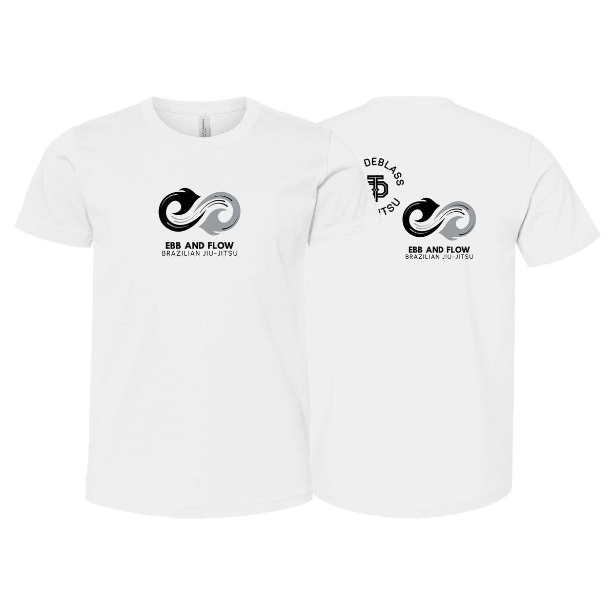 Ebb and Flow BJJ Academy Kids Shirts #8034 C
