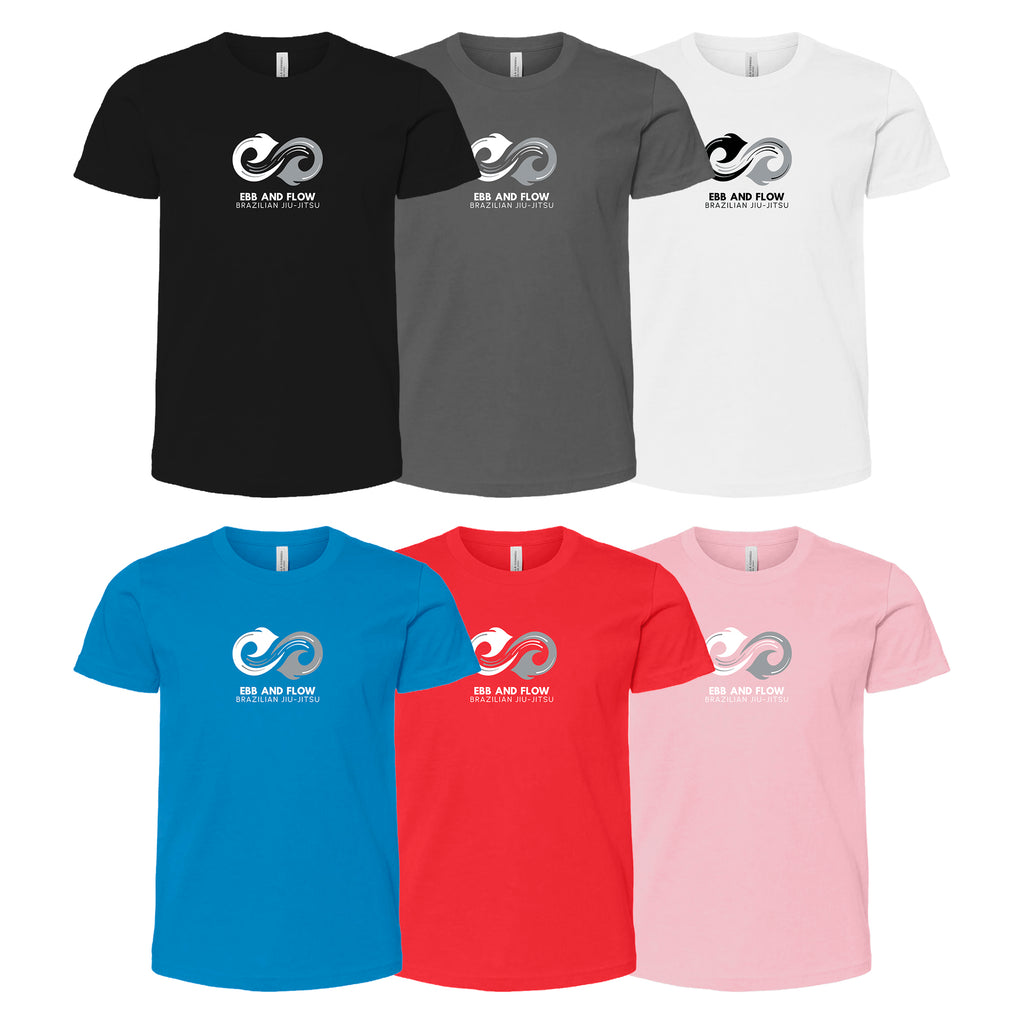 Ebb and Flow BJJ Academy Kids Shirts #8034 C