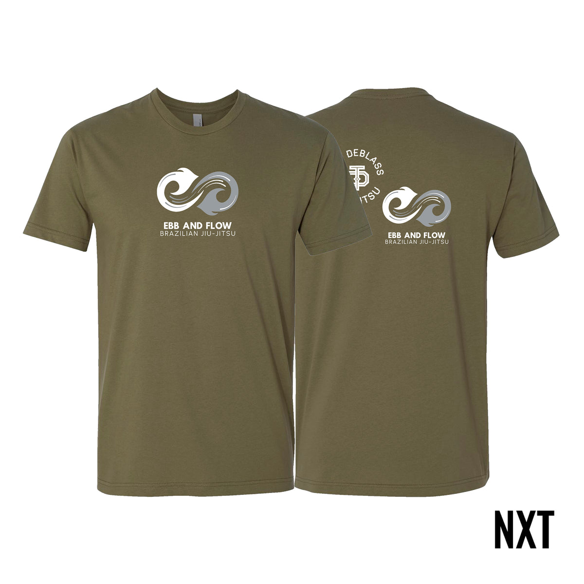 Ebb and Flow BJJ Next Level Adult Shirts #8034 C