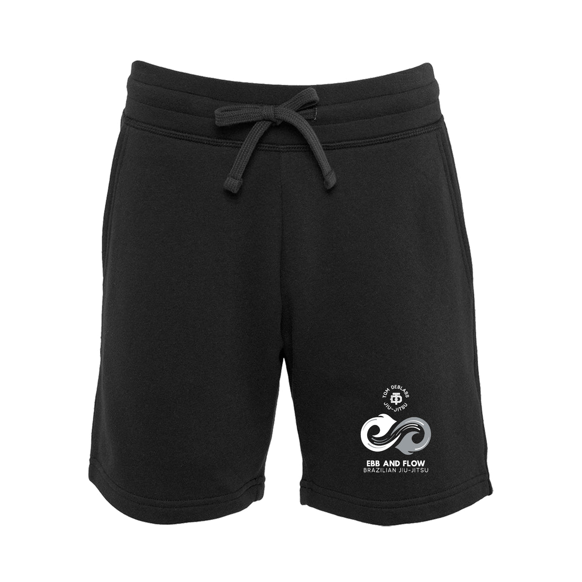 Ebb and Flow BJJ Academy Sweat Shorts #8034 C