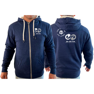 Ebb and Flow BJJ Academy Sherpa Lined Zip-Up Hoodie #8034 D