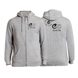 Ebb and Flow BJJ Academy Zip-Up Hoodies #8034 D