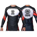 Freedom Academy Ranked Long Sleeve Rash Guards #8035 A