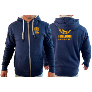 Freedom Academy Sherpa Lined Zip-Up Hoodie #8035 A
