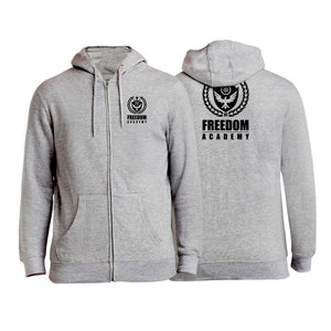 Freedom Academy Zip-Up Hoodies #8035 A
