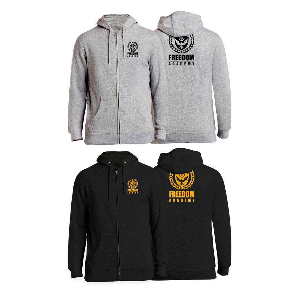 Freedom Academy Zip-Up Hoodies #8035 A
