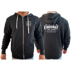 Kingsway Jiu-Jitsu Academy Sherpa Lined Zip-Up Hoodie #8037 B