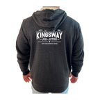 Kingsway Jiu-Jitsu Academy Sherpa Lined Zip-Up Hoodie #8037 B