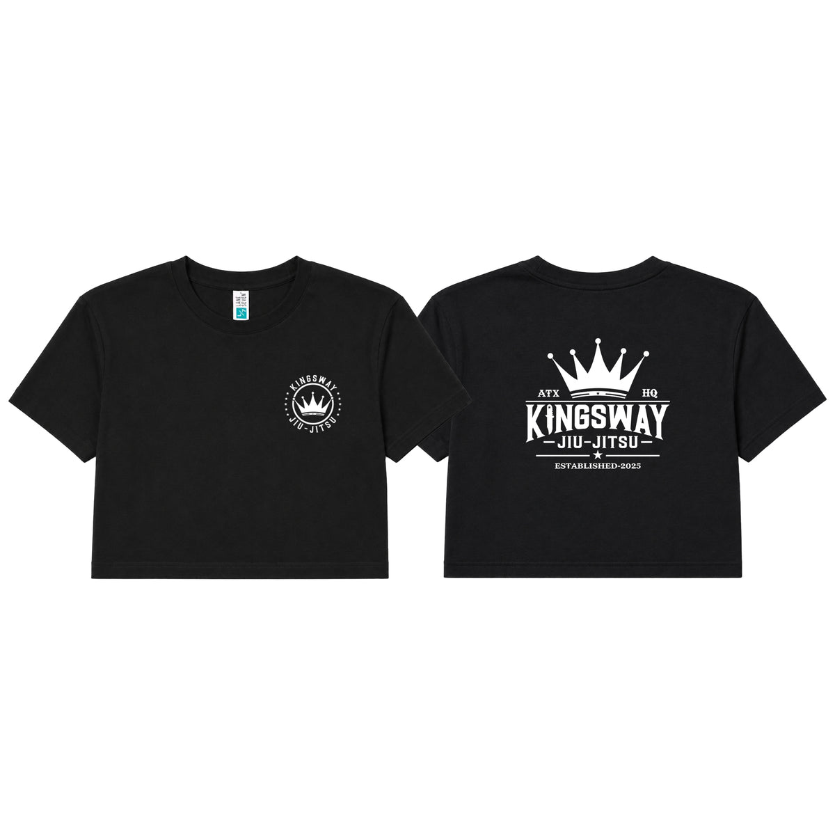 Kingsway Jiu-Jitsu Women's Cropped Shirts #8037 B
