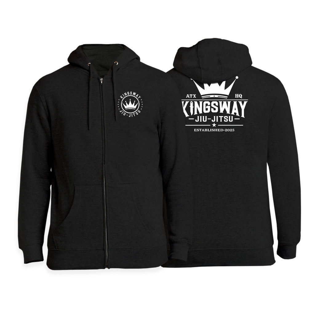 Kingsway Jiu-Jitsu Academy Zip-Up Hoodies #8037 B