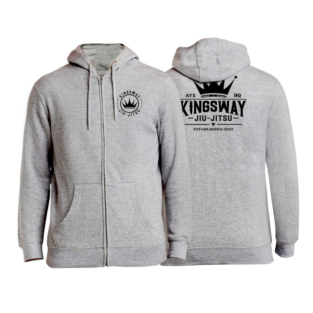 Kingsway Jiu-Jitsu Academy Zip-Up Hoodies #8037 B