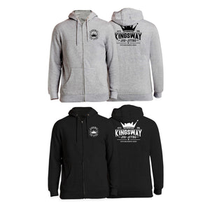 Kingsway Jiu-Jitsu Academy Zip-Up Hoodies #8037 B