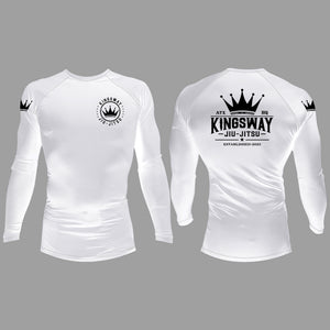 Kingsway Jiu-Jitsu Full Custom Rash Guards Long Sleeves #8037 L