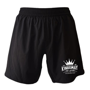 Kingsway Jiu-Jitsu Full Custom All Black Custom Shorts 2.0 #8037 C