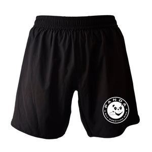 Panda BJJ All Black Custom Shorts 2.0 #8038 A