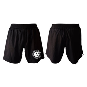 Panda BJJ All Black Custom Shorts 2.0 #8038 A