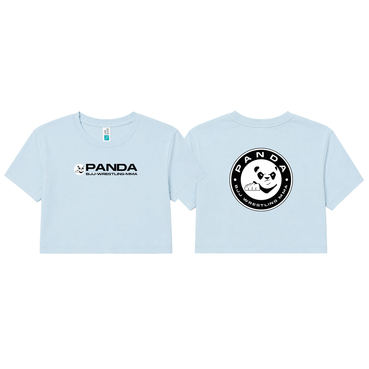 Panda BJJ Women's Cropped Shirts #8038 A