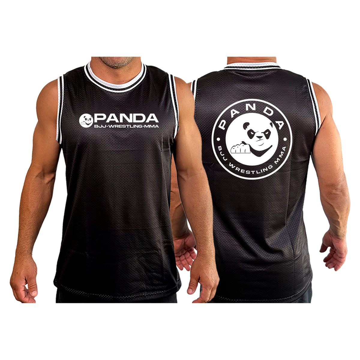 Panda BJJ Academy Basketball Jerseys #8038 A