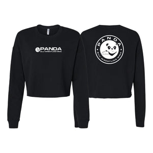 Panda BJJ Women's Cropped Crewneck Sweatshirt #8038 A