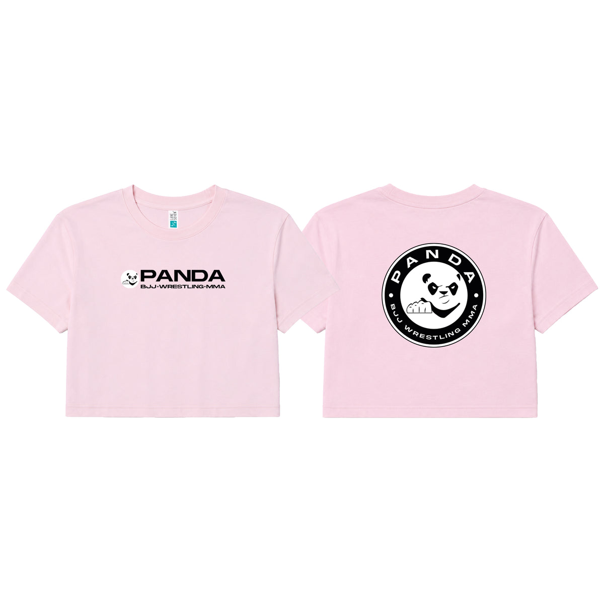 Panda BJJ Women's Cropped Shirts #8038 A