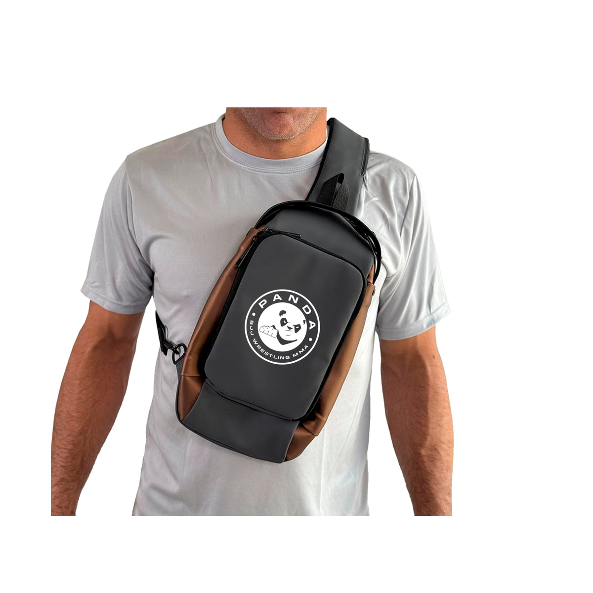 Panda BJJ Academy Crossbody Bags #8038 A