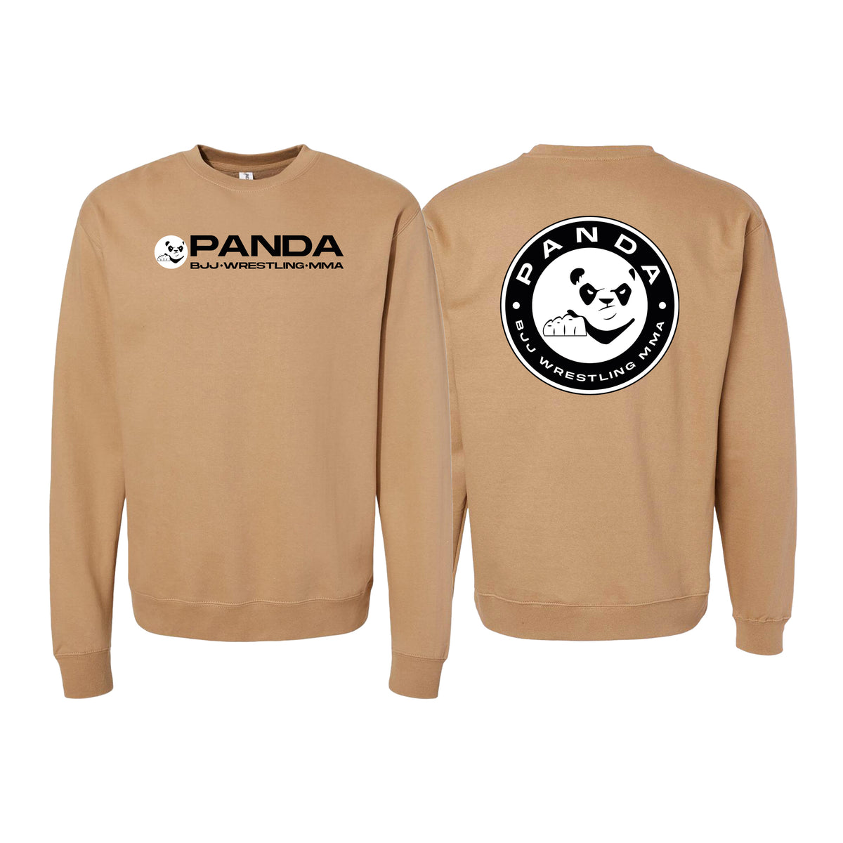 Panda BJJ Academy Crewneck Sweatshirt #8038 A
