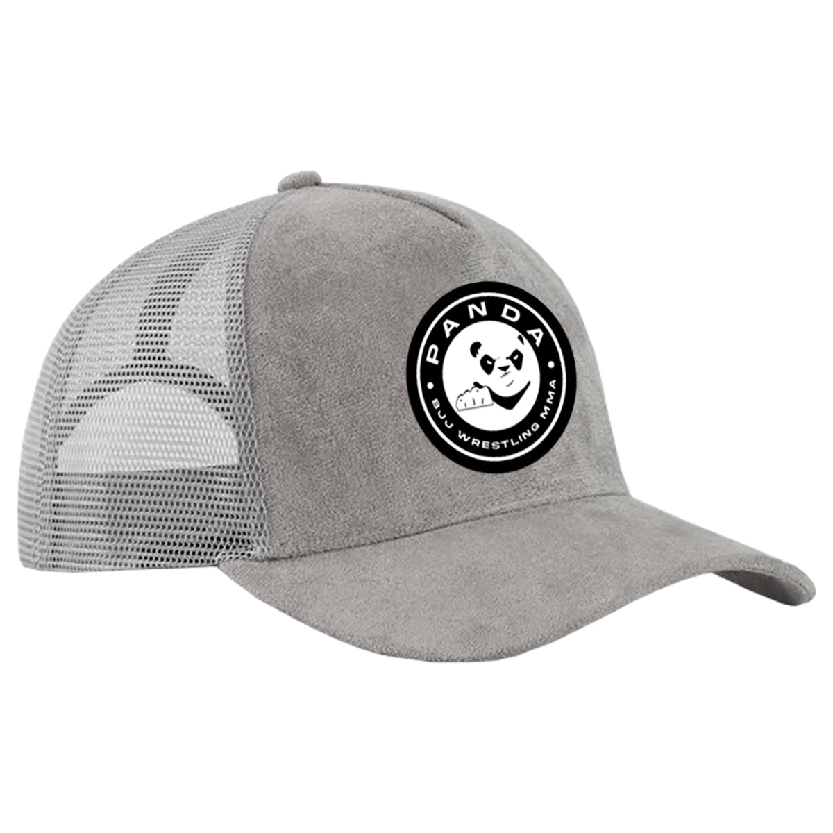 Panda BJJ Suede Trucker Hat #8038 A
