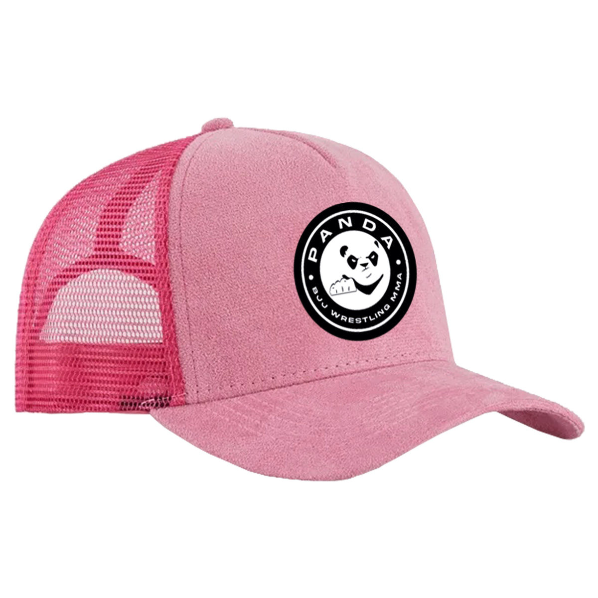 Panda BJJ Suede Trucker Hat #8038 A