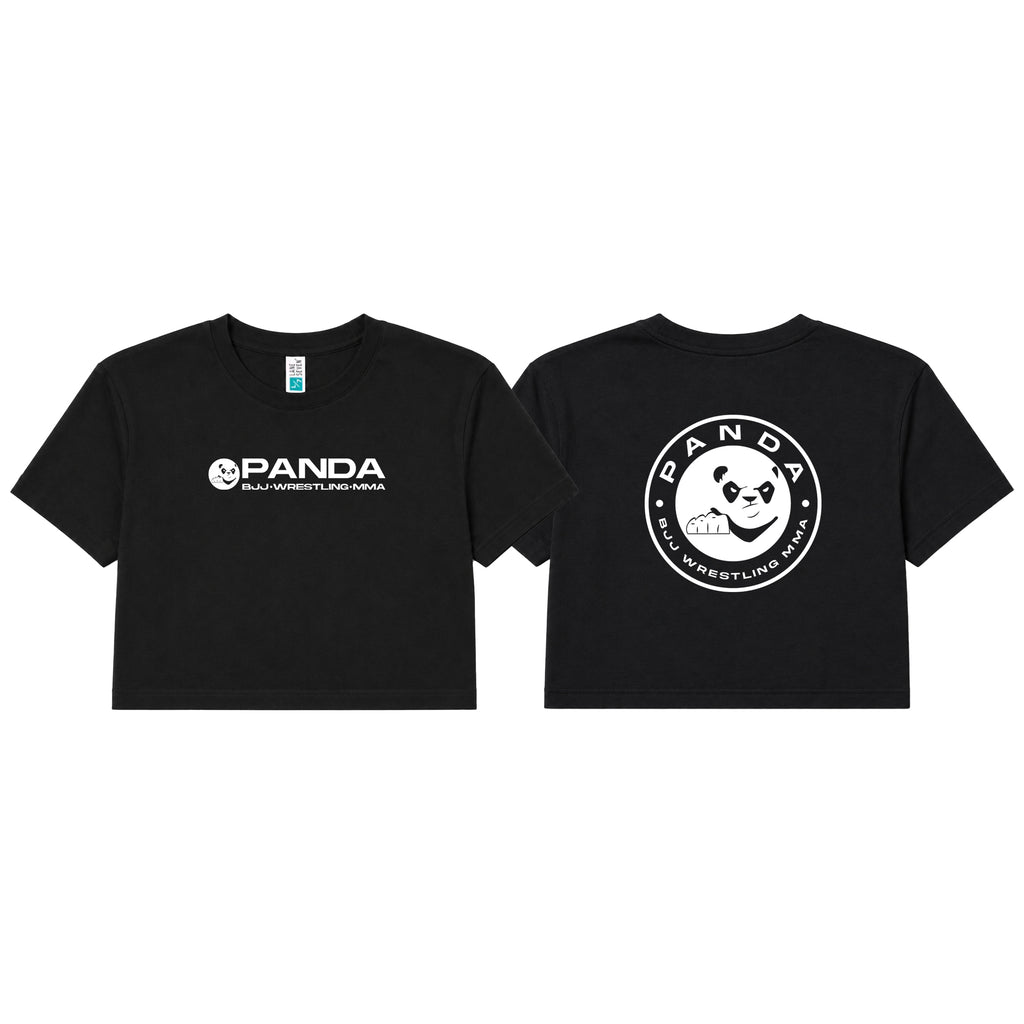 Panda BJJ Women's Cropped Shirts #8038 A