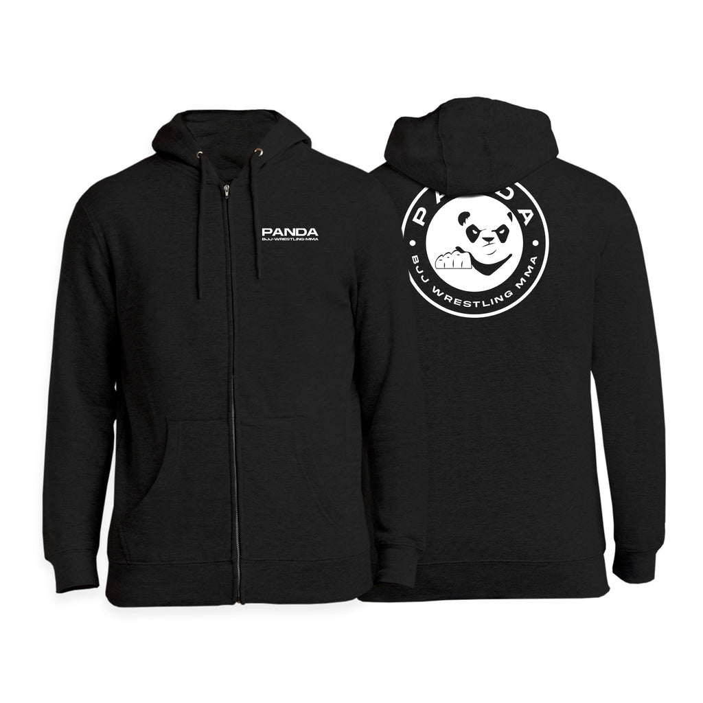 Panda BJJ Academy Zip Up Hoodies #8038 B