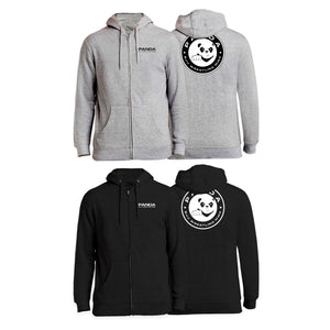 Panda BJJ Academy Zip Up Hoodies #8038 B