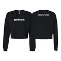Panda BJJ Women's Cropped Crewneck Sweatshirt #8038 C