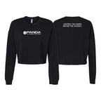 Panda BJJ Women's Cropped Crewneck Sweatshirt #8038 C